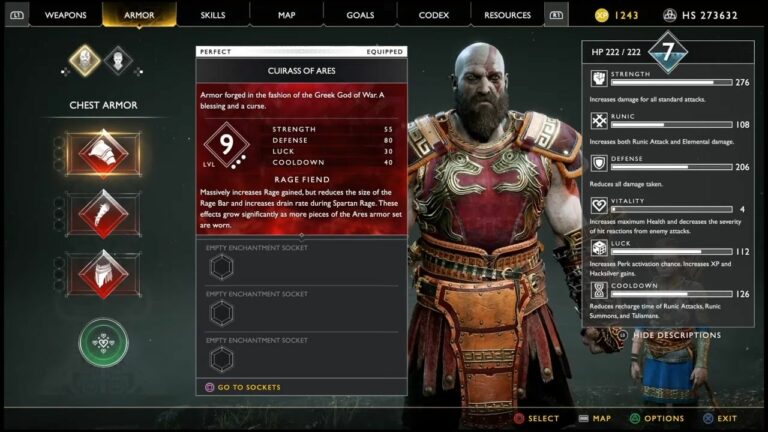 How does the Luck Stat work in God of War? How to increase it?