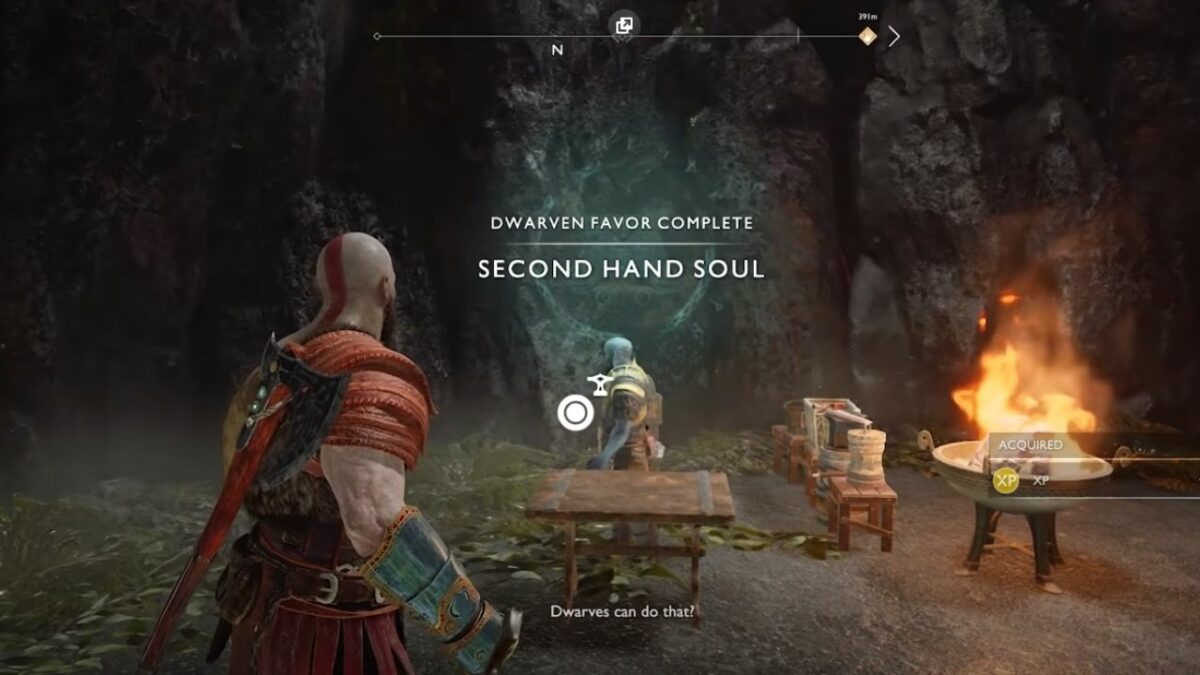 Beating the Second Hand Soul Favor in God of War