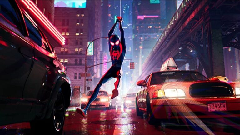 Official Spider-Verse 2 Art Features Miles Morales & Spider-Man 2099 Fight 