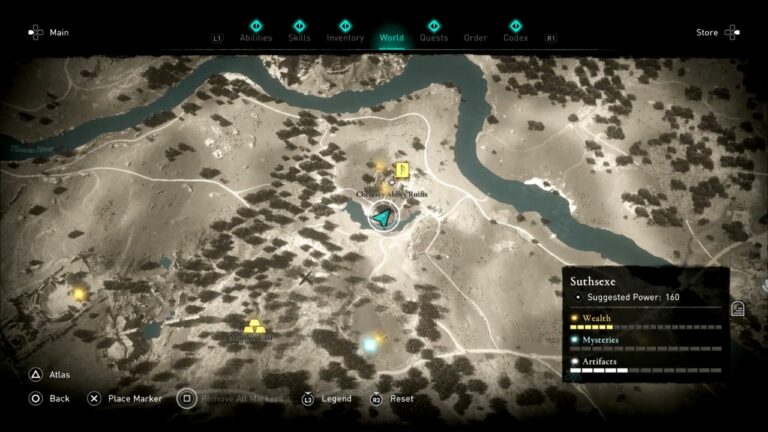 Assassin's Creed Valhalla: ubicación de todos los mapas del tesoro de Suthsexe