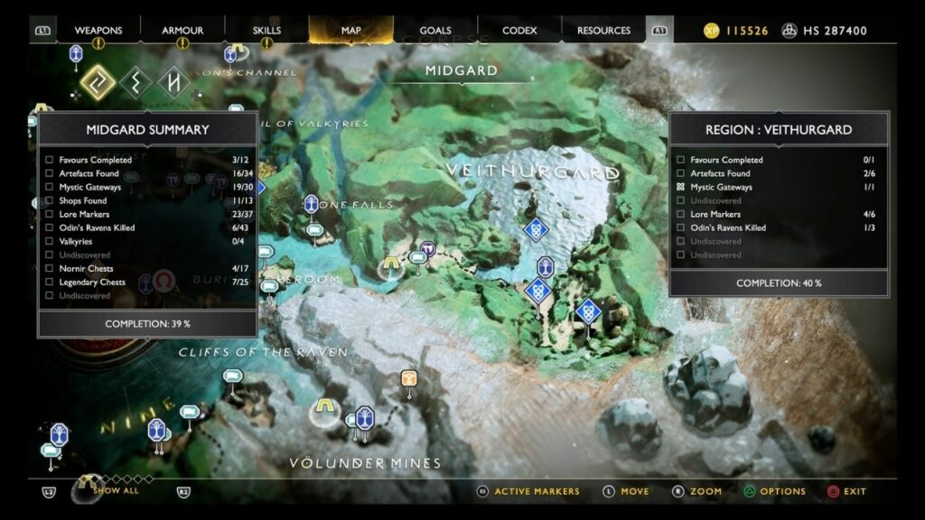 How to locate the Veithurgard Nornir chest in God of War 4?