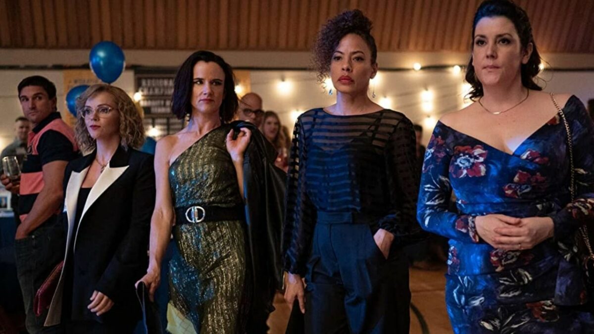 Christina Ricci, Juliette Lewis, Melanie Lynskey, and Tawny Cypress in Yellowjackets