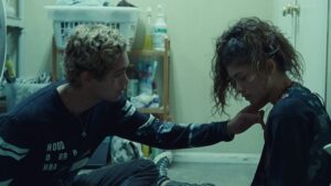 Who is responsible for Rue’s fall to drug abuse?
