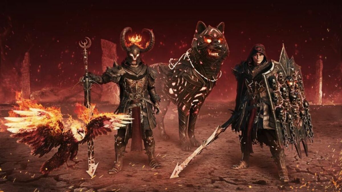 How to obtain the Hel’s Damnation armor set pack in AC Valhalla?