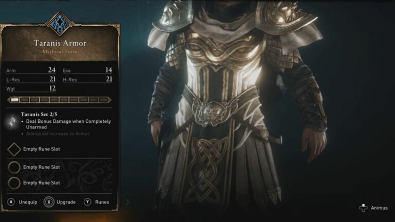 Taranis-Rüstung: Nutzen Sie die Macht des keltischen Donnergottes – AC Valhalla