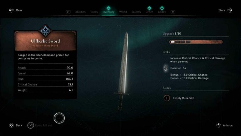 Where to find the Egbert short sword? – Assassin's Creed Valhalla