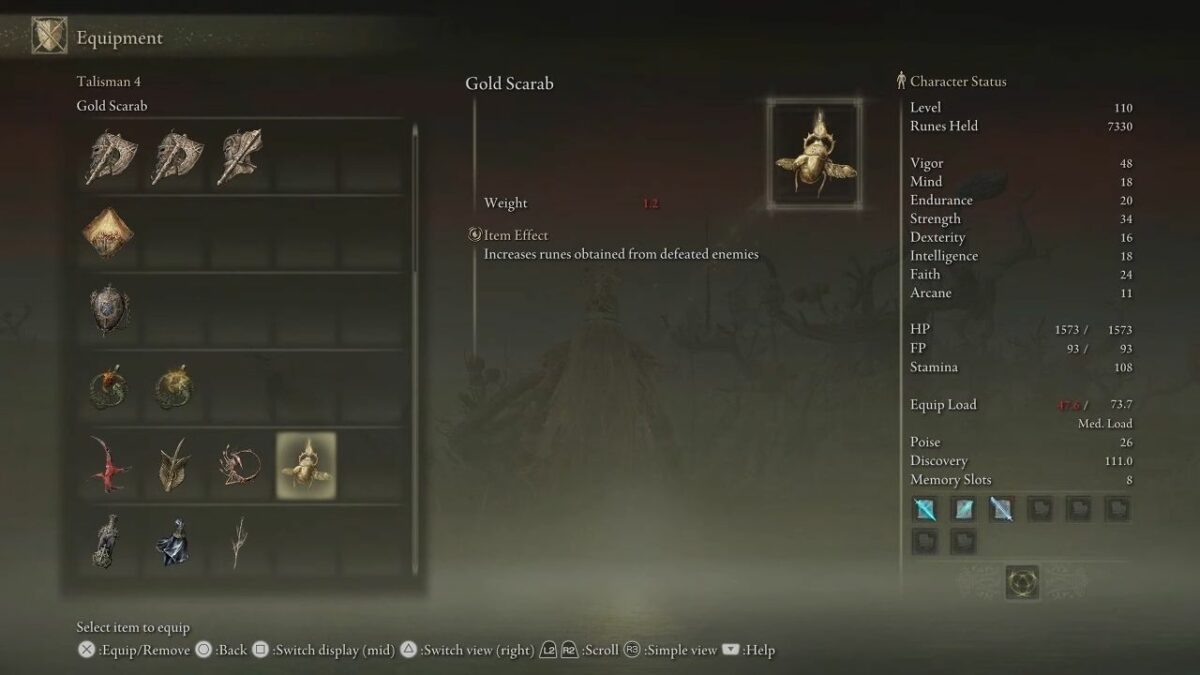 Gold Scarab Talisman – How to Unlock, Effects & Location – Elden Ring