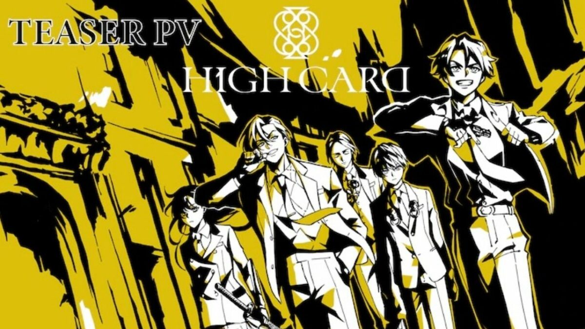 El anime 'High Card' publica adictivo teaser y visual para confirmar su debut en 2023
