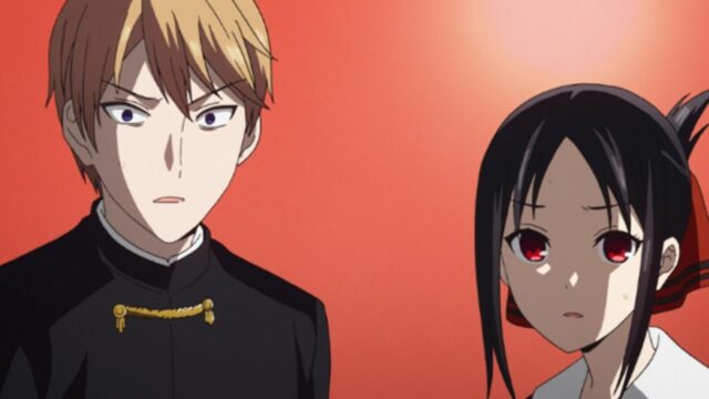 Kaguya und Shinomiya fordern Armdrücken im neuen Teaser von Staffel 3 heraus