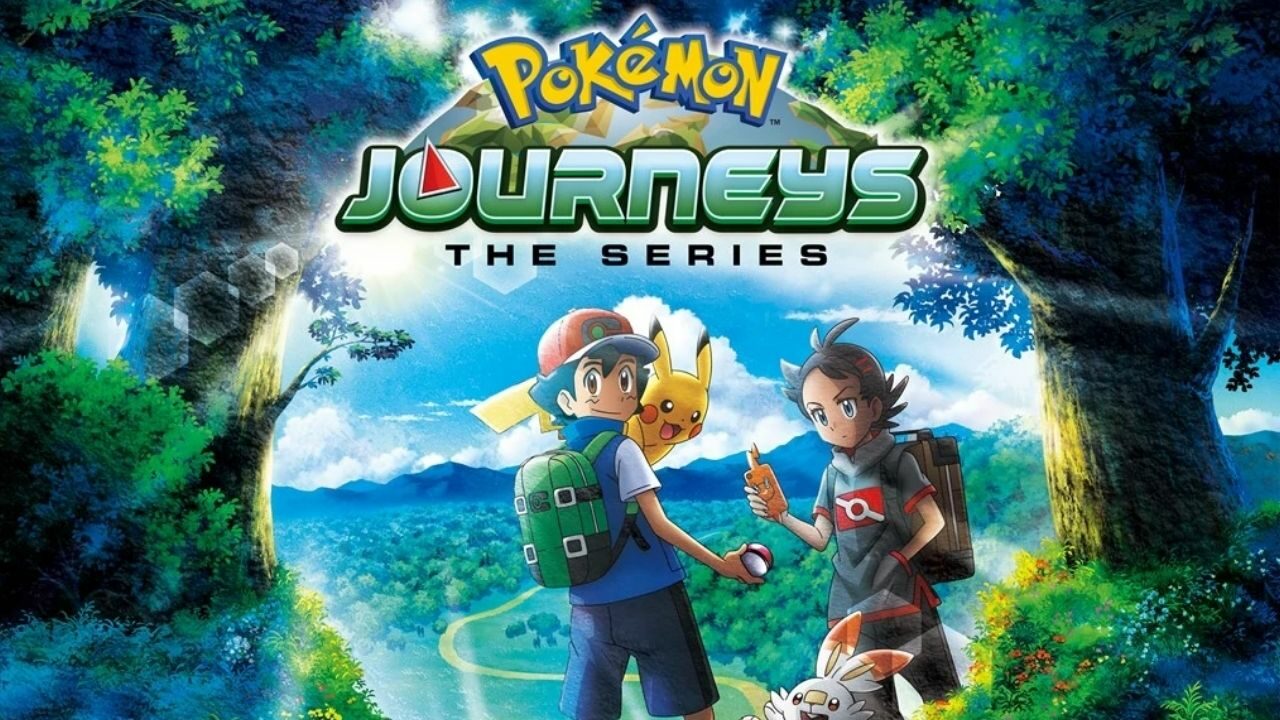 Especial de uma hora de Pokémon Journeys to Air para a capa do 25º aniversário da série