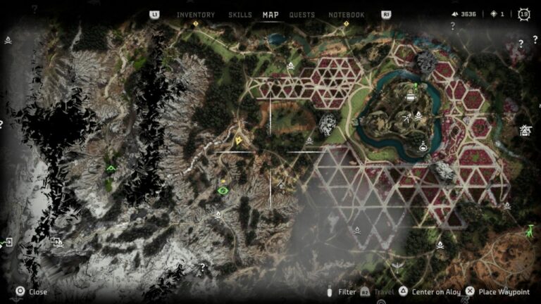 Ubicaciones de Vista Points - Guía fácil de Side Quest - Horizon Forbidden West