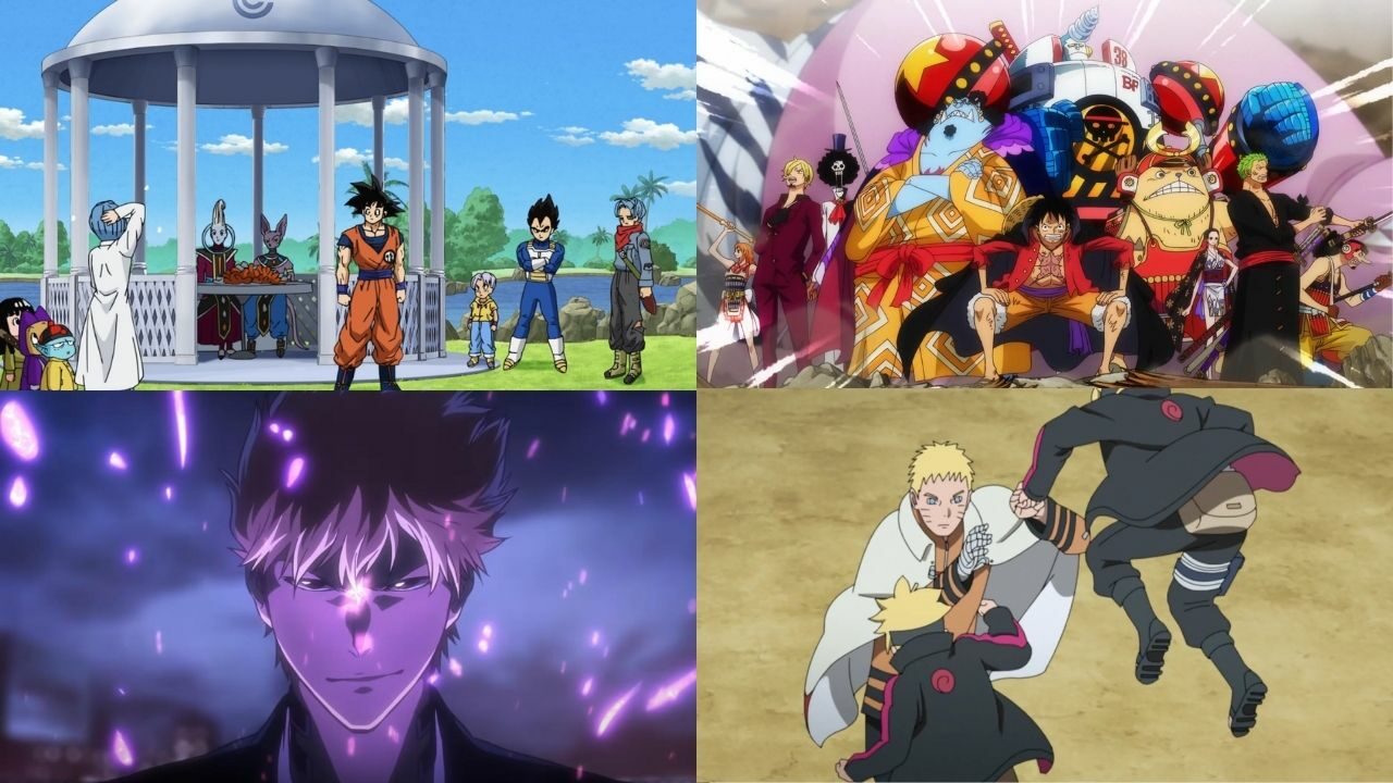 O confronto dos 'Big Four': Qual série é a CABRA do Shōnen Anime? cobrir