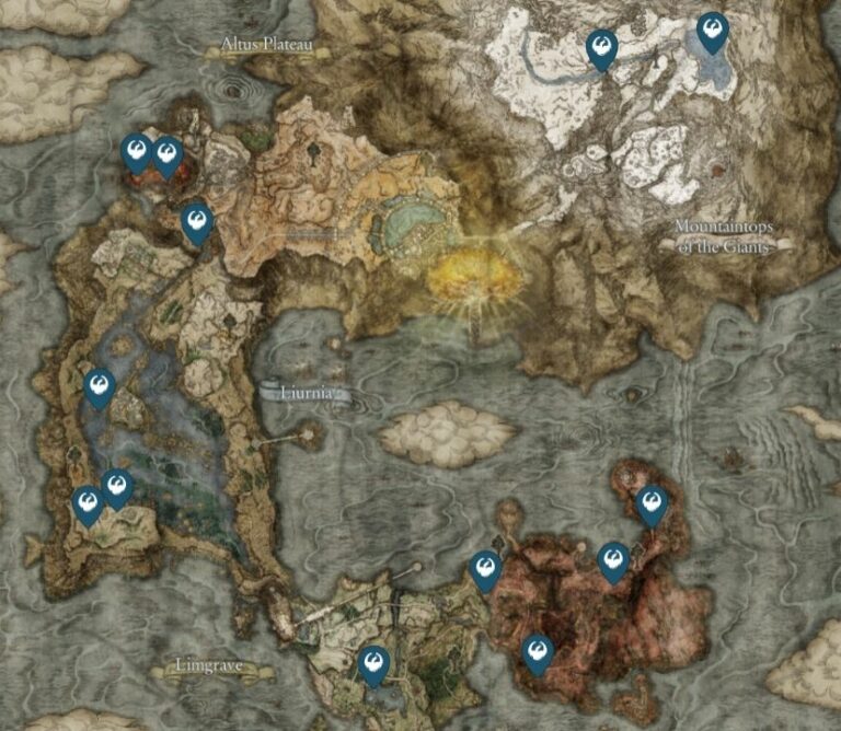 ¿Toda la ubicación de Dragon Hearts y qué hacen? Guía de ubicación del anillo de Elden