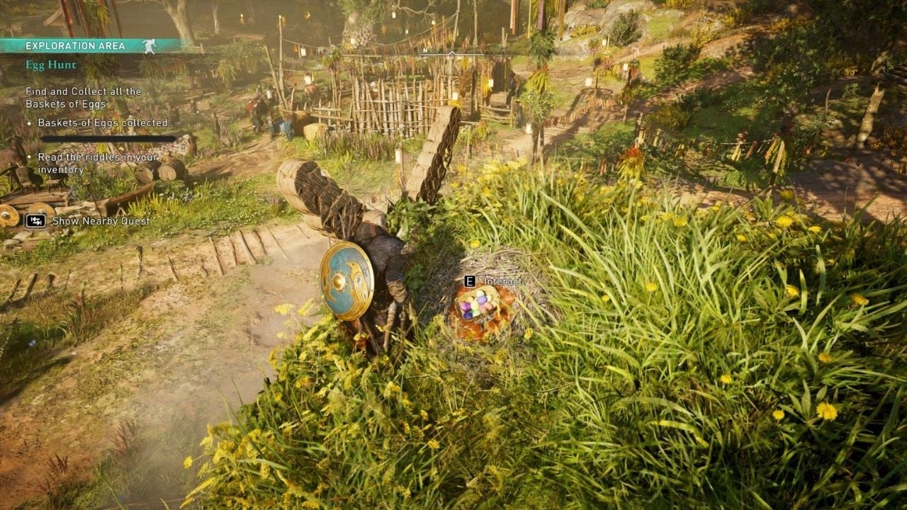 Where can players find all 15 Egg baskets in AC Valhalla?