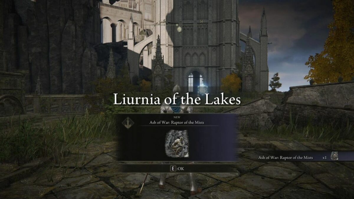 How to obtain the Raptor of the Mists – Ash of War Guide – Elden Ring?