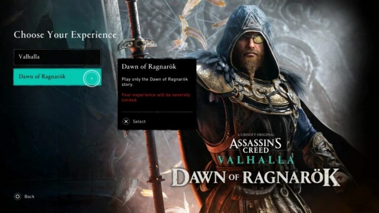 Verschiedene Möglichkeiten, den Dawn of Ragnarok DLC in AC Valhalla zu starten