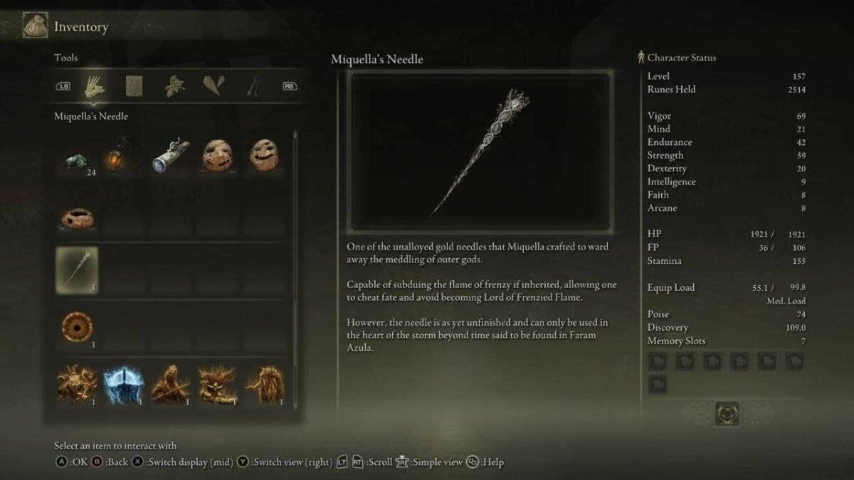 What You Need to Know About Miquella’s Needle in Elden Ring