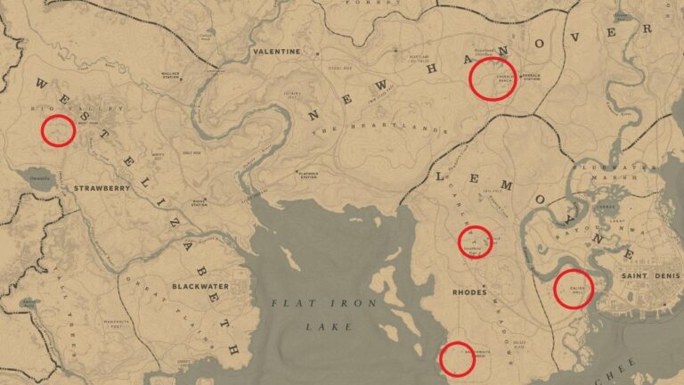 Localização privilegiada de carne em Red Dead Redemption 2! Como encontrar e cozinhar?