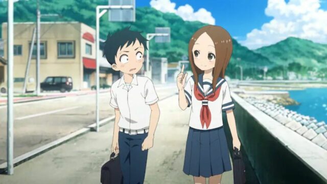 La película 'Teasing Master Takagi-san' revela un amigo peludo en el último tráiler