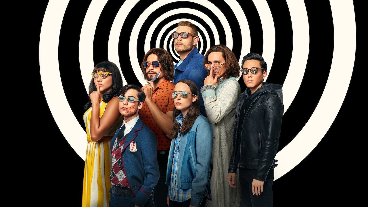 The Hargreeves' Meet Sparrow Ben In New Umbrella Academy Staffel 3 Clip-Cover