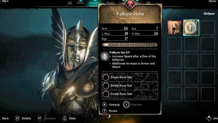 Walküren-Rüstungsset: Werde ein göttlicher nordischer Krieger in AC Valhalla