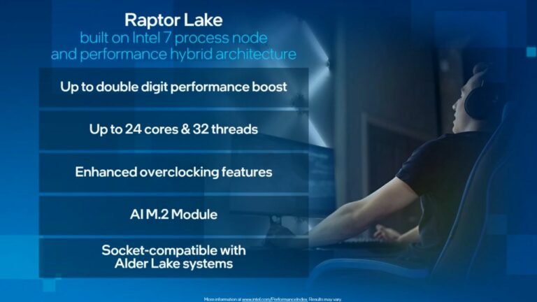 Raptor Lake Mobile Series Will Be Launched In 2nd Half Of 2022 