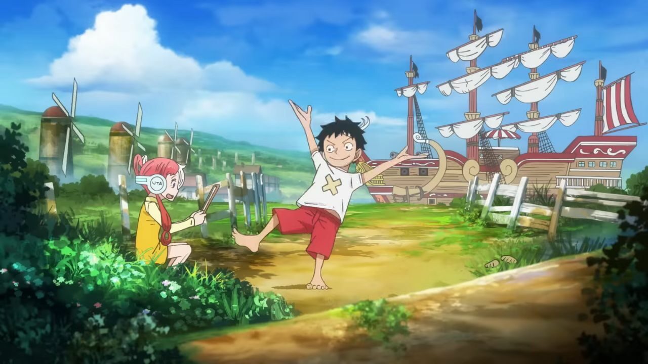 Nuevo teaser de 'One Piece Film Red' afirma que Luffy y Uta son portada de Childhood Friends