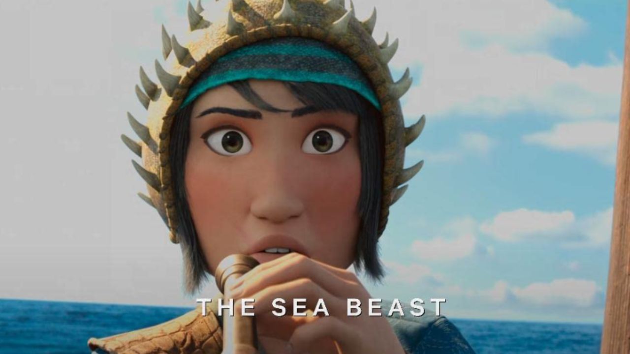 Trailer de The Sea Beast da Netflix mostra capa de Karl Urban Hunting Sea Monsters