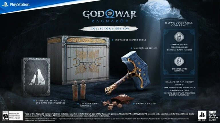 Aquí hay un recorrido por God of War: Ragnarok Collector's Edition y Jötnar Edition