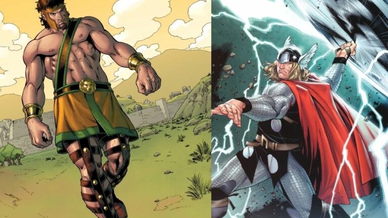 Herkules vs. Thor in Marvel-Comics