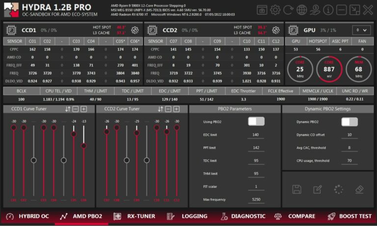 Hydra 1.2 OC Software Update Features Support For Zen 4 Processors