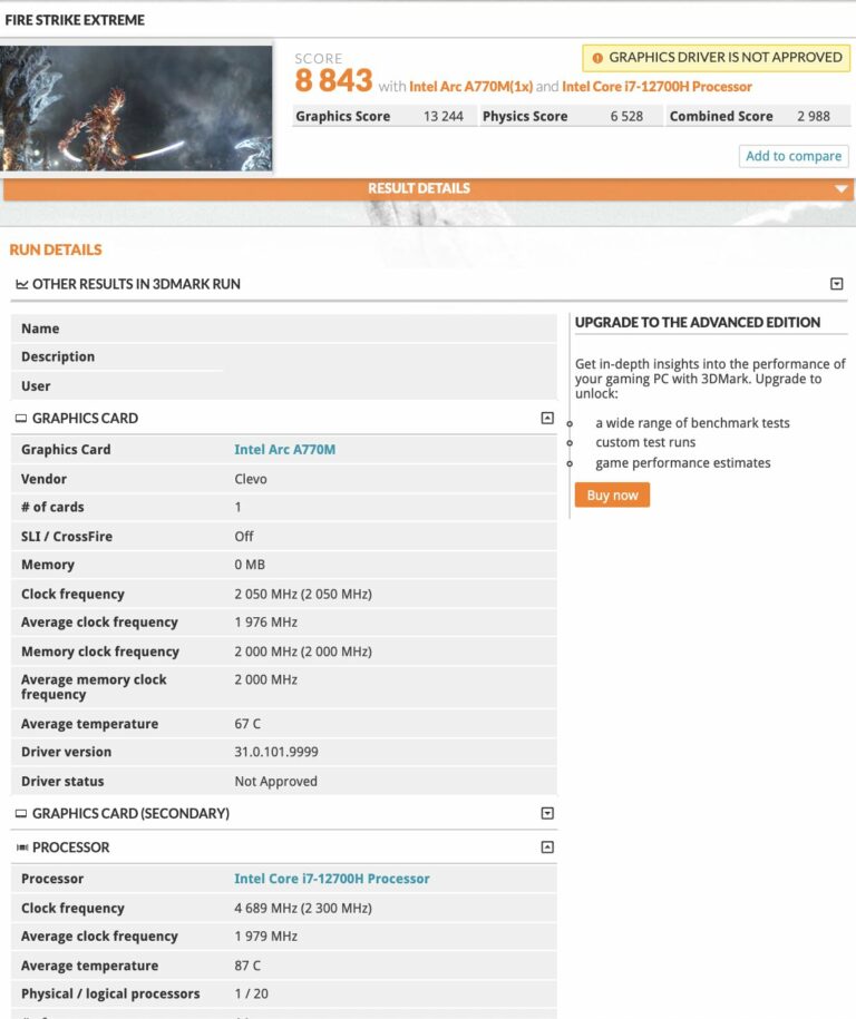 Intel Arc A770M And A550M's First 3DMark Test Scores Emerge Marking Their Entry To The Testing Stage