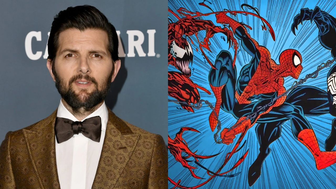 First Look at Adam Scott’s Mystery Character in Madame Web Revealed cover