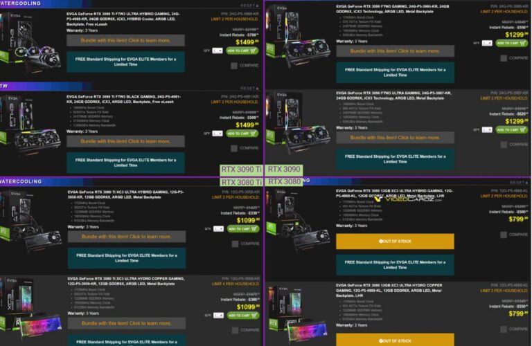 NVIDIA To Sell Off RTX 3090 & RTX 3080 Cards At Discounted Rates    