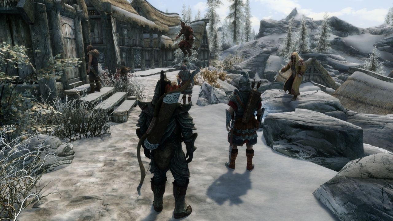 Skyrim Together Reborn Launched– Allows up to 30 Players in One Team  cover