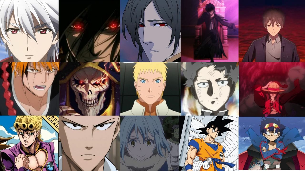 Stärkste Hauptcharaktere im Anime-Cover