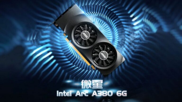 MSI Announces Its Low-Profile Arc A380 GPU With Prebuilt System