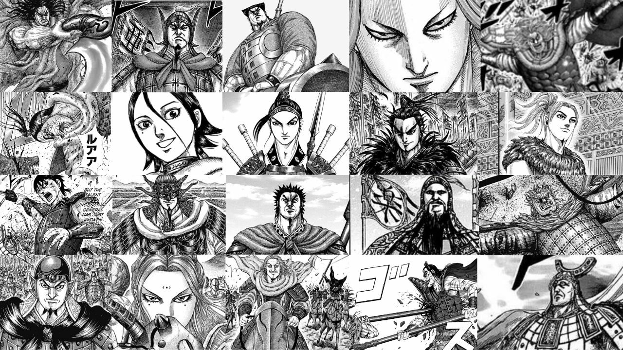 Top 20 der größten Generäle im Königreich (Manga) aller Zeiten, Rangliste! Abdeckung