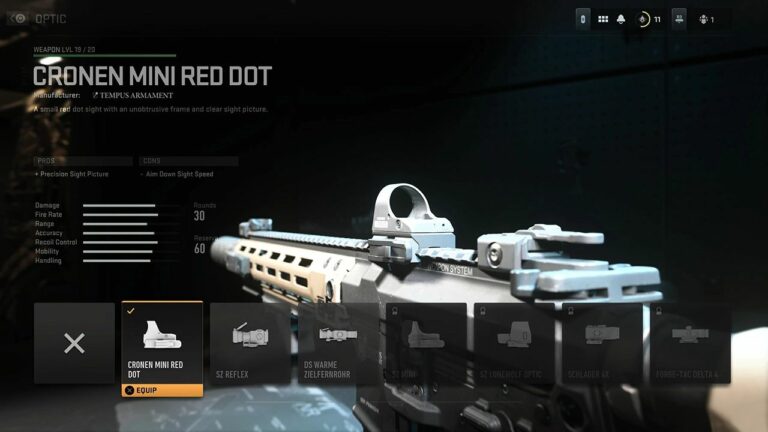 So entsperren Sie Anhänge – Red Dot Sight – CoD Modern Warfare 2 Beta