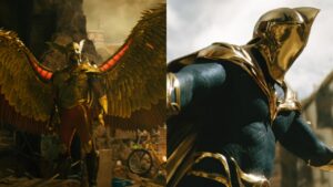 Black Adam Star Comments on Hawkman and Doctor Fate’s Friendship