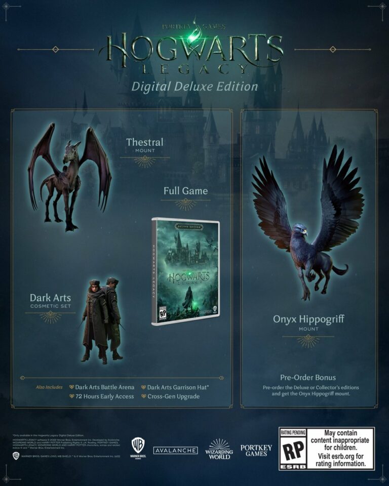 Aufschlüsselung der Hogwarts Legacy Editions – Standard, Deluxe und Collector's