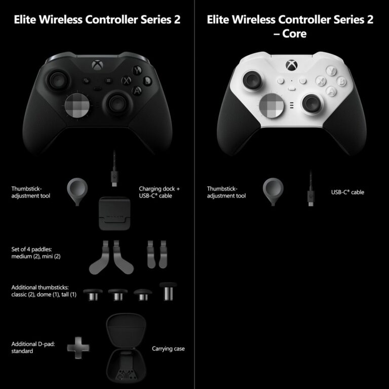 Maneira mais simples de encomendar o controlador Xbox Elite Series 2 branco - Core