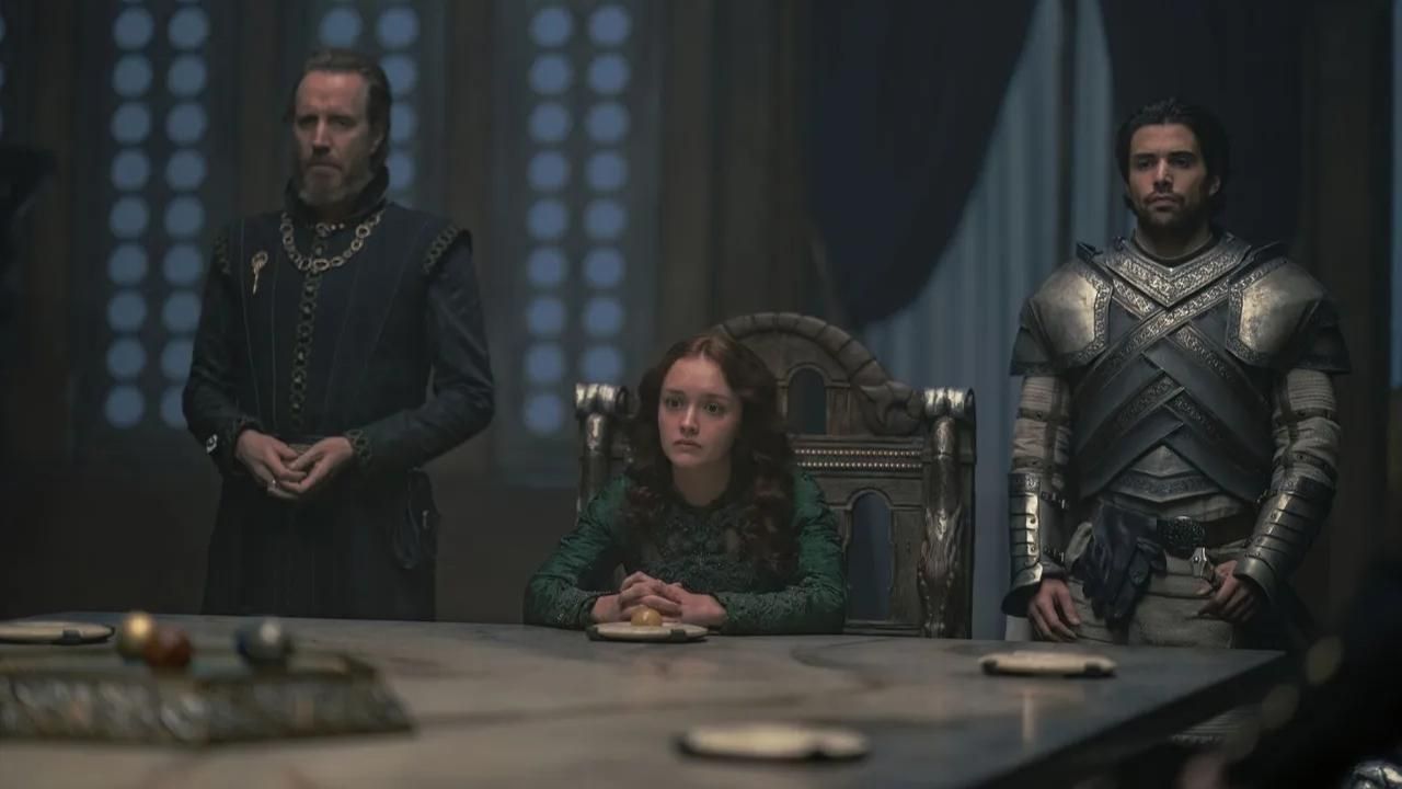 House of the Dragon Episode 9 Images Reveal Green Council Scheming cover