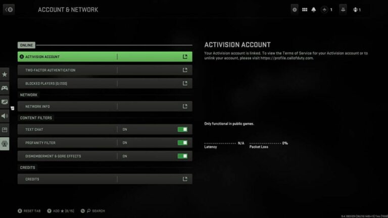 Steps to Disable Crossplay & Cross-Progression Details— Modern Warfare 2 