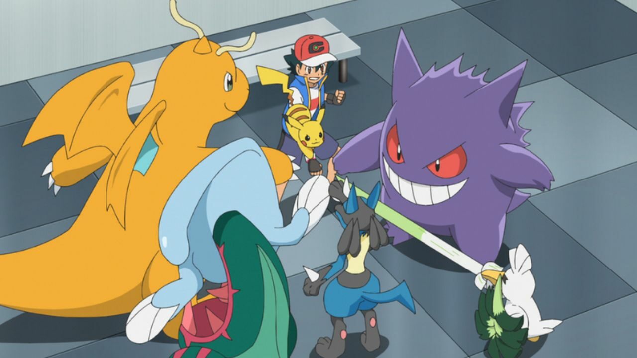 Episódio 129 de Pokémon: Parte 1 de Ash vs. Leon – Revelada! cobrir