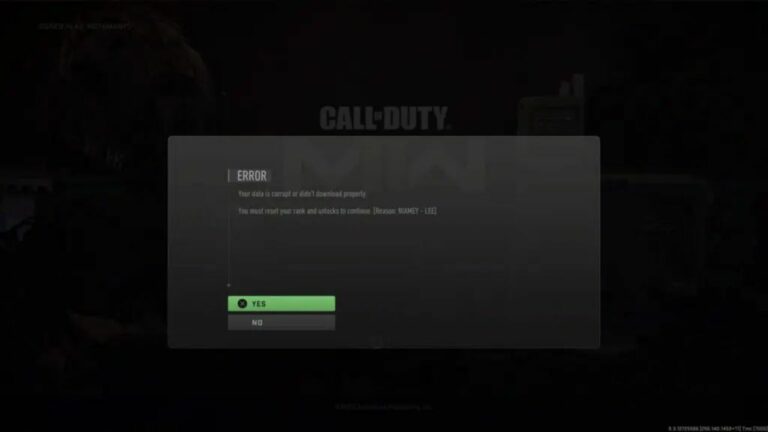 Steps to Fix The NIAMEY-LEE Error—Call of Duty: Modern Warfare 2 