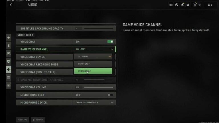 Steps to Mute Players & Turn Off Voice Chat in Modern Warfare 2 