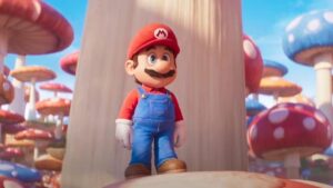 El póster de la película Super Mario Bros. se burla de la ubicación clave animada del juego