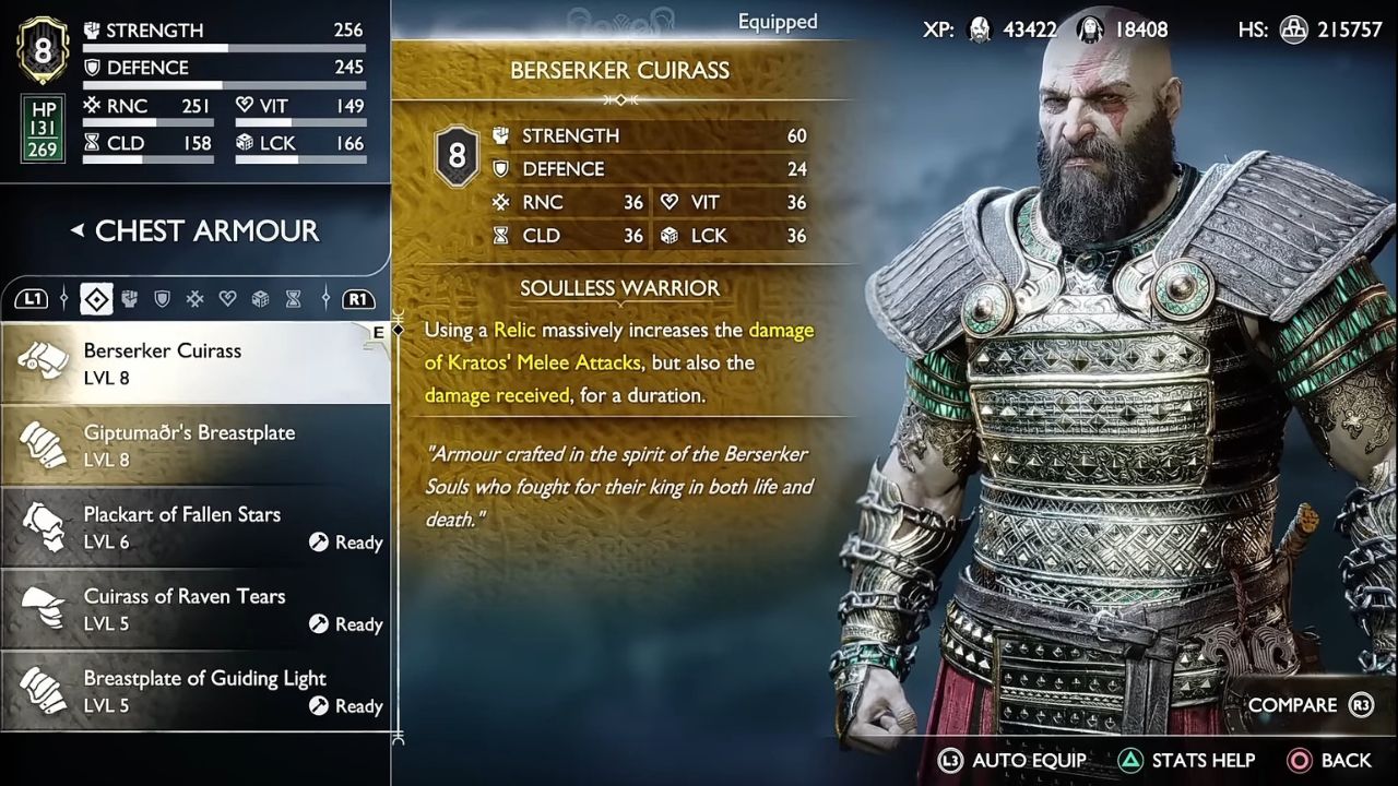 How to Obtain the Berserker Armor Set in God of War Ragnarok cover