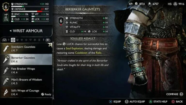 How to Obtain the Berserker Armor Set in God of War Ragnarok